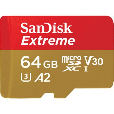 Карта памет SANDISK MICROSD EXTREME 64GB 160MB  КЛАС 10 U3 А2 V30 XC-I