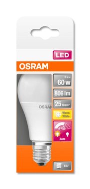 LED ЛАМПА СЪС СЕНЗОР CLA60 2700К E27