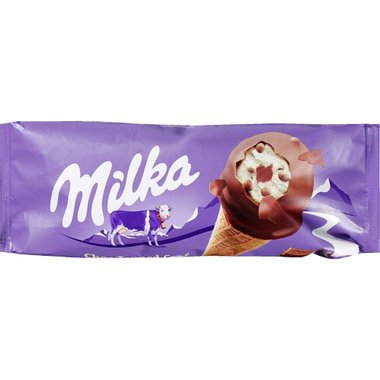 Сладолед във фунийка Milka