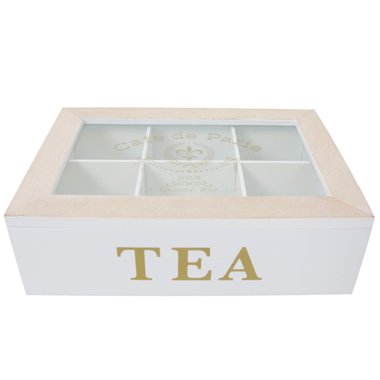 Кутия за Чай с 6 Отделения