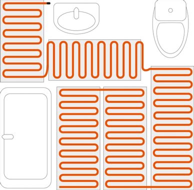 Подово отопление Warmstad 8.0m2 1210W