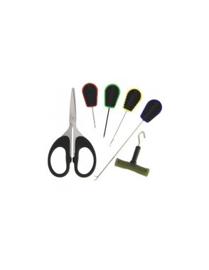 NGT 6 Piece Plastic Baiting Set игли и ножица комплект