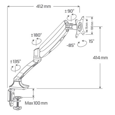 СТОЙКА ЗА МОНИТОР XMART MS201C