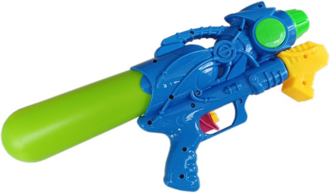 Воден пистолет с резервоар и помпа, цветен 8232 - 310186