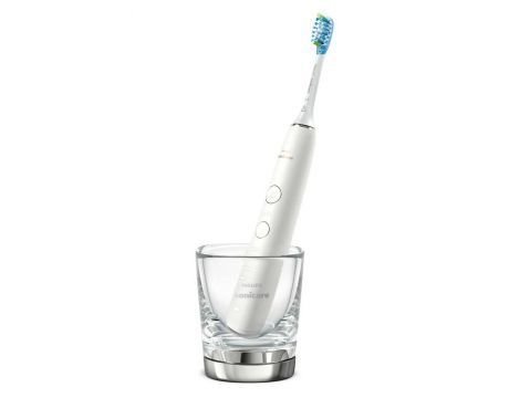  Звукочестотна  електрическа четка за зъби Philips Sonicare Diamond Clean, серия 9000, бяла HX9911/27