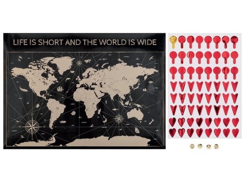 Постер карта на света