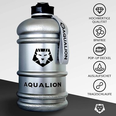 Фитнес бутилка за вода Aqualion 2308 - 2 литра