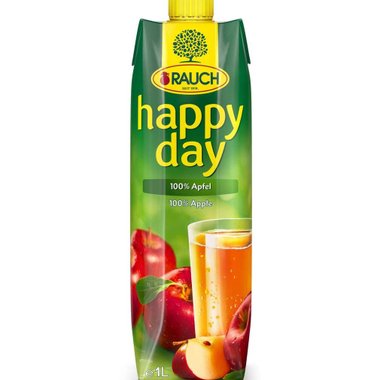 Сок ябълка 100% или Нектар касис, праскова или ананас Happy Day / Happy Day Family