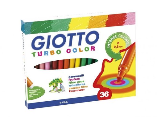 Флумастери Giotto Turbo Color 36 цвята 171323