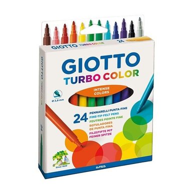 Флумастри Джото Giotto Turbo Color, 24 цвята, 171322