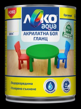 Леко Aqua Gloss 0.7л, бяла