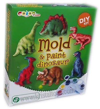 Направи си сам динозаври, креативен комплект за оцветяване 298840