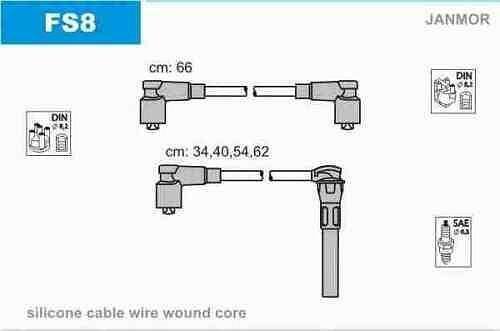 Комплект кабели за електроискрово запалване за FORD INTERMOTOR APP466