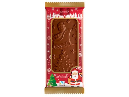 Коледен млечен шоколад