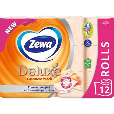 Тоалетна хартия Deluxe Peach Zewa