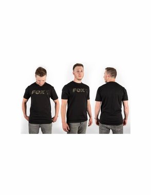 Fox Black/Camo Chest Print T-Shirt тениска