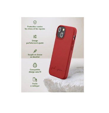 Кейс за iPhone 13 Mini Natura Just Green 100% протектор за смартфон гръб