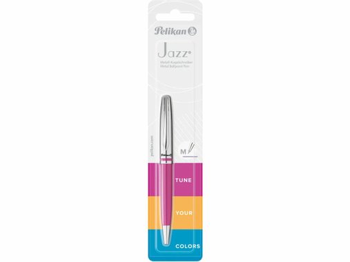 Химикалка PELIKAN Jazz® Classic метал 0,6 mm M син 807 159