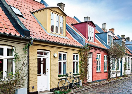 Пъзел Ravensburger Scandinavian Places 16741 1000 части 70х50 см Скандинавски къщи в Дания