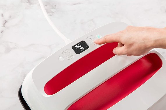 Термопреса Cricut EasyPress 2 Raspberry 2005557 12"х10" щамповане гладене хоби машина крафт/craft материали преносима