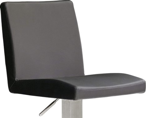 Дизайнерски комплект бар столове Robas Lund LOEE20SX черни естествена кожа баров стол 