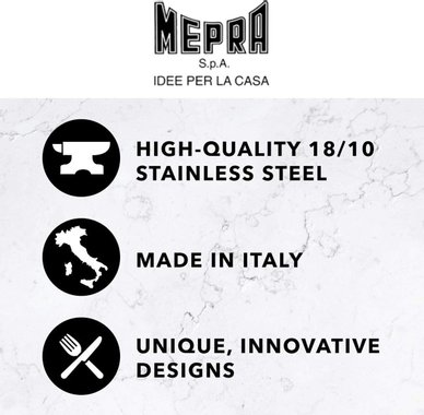 Комплект прибори Mepra Fantasia Red 30 части прибори за хранене неръждаема стомана