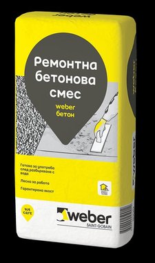Weber Бетон, ремонтна бетонова
смес 25 кг