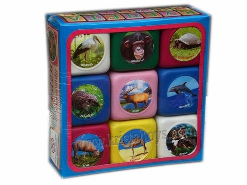 Пластмасови кубчета за игра с картинки 291509