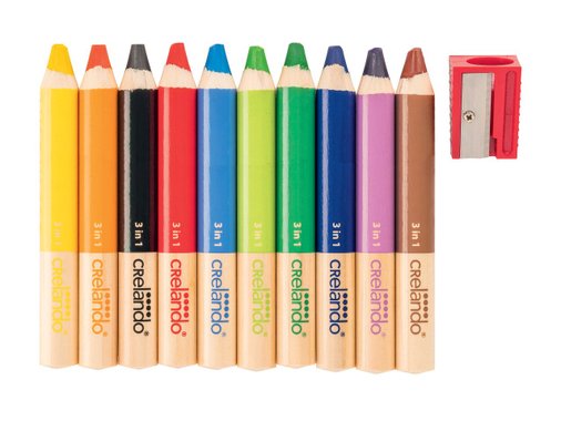 Цветни моливи 3 в 1