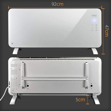 Смарт конвектор Gridinlux Homely WiFi 2000 W Smart WiFi печка отоплител