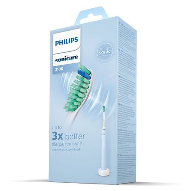 Електрическа звукова четка за зъби Philips Sonicare 2100 series HX3651/12 , синя