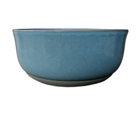 Порцеланова купа за салата, синя 22 см. 1,5 литра внос Португалия, преоценка 
