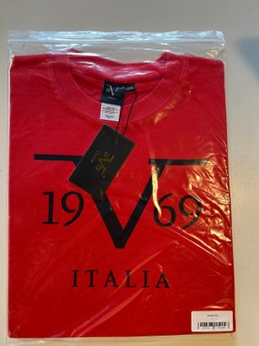 Мъжка тениска 19V69 Italia Rayan Red by Versace 19.69 Mens T-Shirt блуза с къс ръкав
