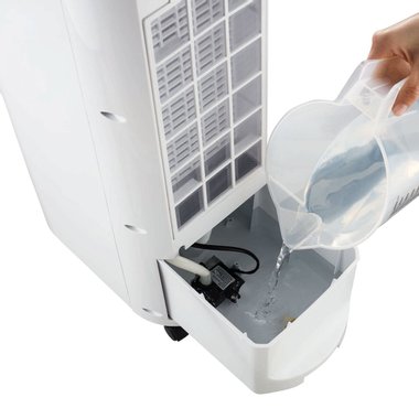 Вентилатор с вода Medion MD 10816 70W Мобилен климатик въздушен охладител овлажнител