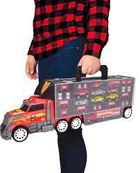Камион с колички Dickie Toys 203749034 автовоз пожарна кола 