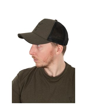 Fox Collection Trucker Cap Green & Black шапка с козирка и мрежа