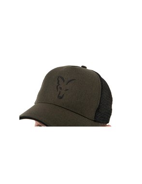 Fox Collection Trucker Cap Green & Black шапка с козирка и мрежа