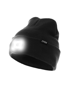ZFISH Light Beanie BLACK зимна шапка с фенерче