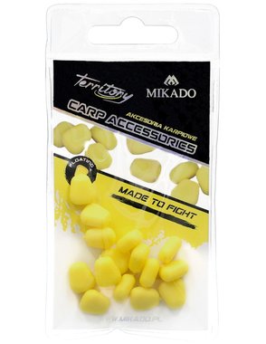 Плуваща силиконова царевица Mikado Artificial Corn FLOATING Yellow 15 бр.