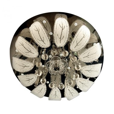 Плафониера Orhid с кристали 5хG9