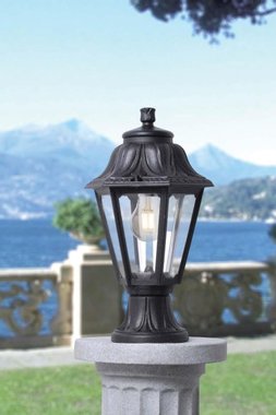 Градинска лампа MIKROLOT/ANNA Е27 IP55 Fumagalli, черен