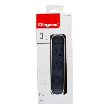 Разклонител LEGRAND 3 ГНЕЗДА / 1.5М ВЪРТЯЩ 694527Разклонител LEGRAND 3 ГНЕЗДА / 1.5М ВЪРТЯЩ 694527