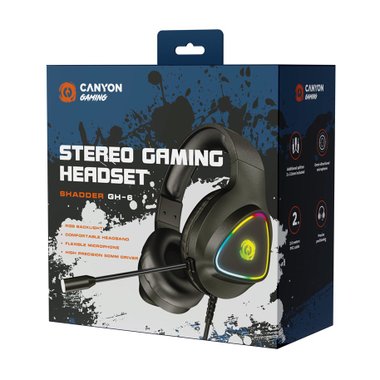 Слушалки CANYON Shadder GH-6 CND-SGHS6BСлушалки CANYON Shadder GH-6 CND-SGHS6B