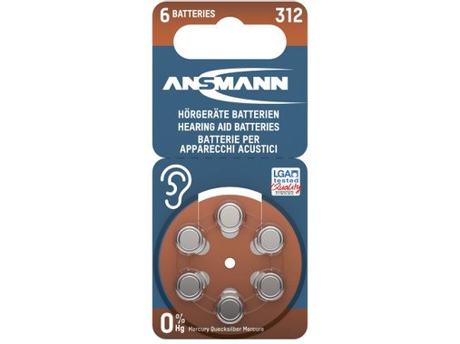 Ansmann® Батерии за слухов апарат