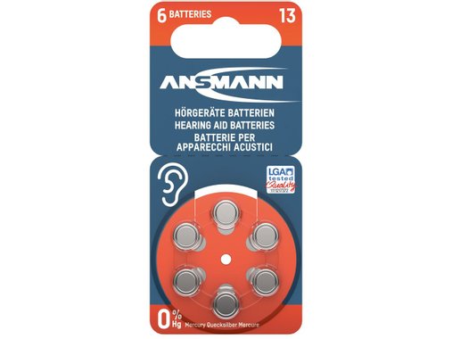 Ansmann® Батерии за слухов апарат