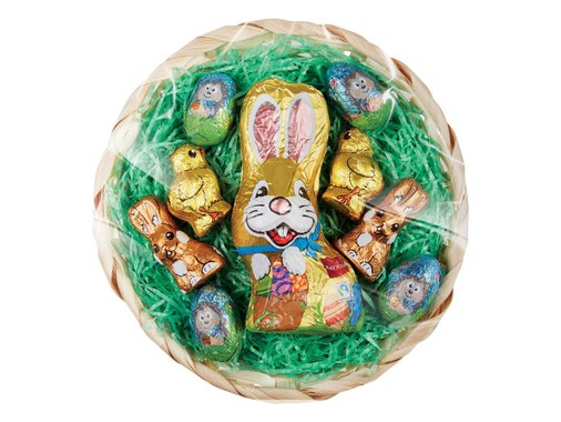 Кошница с шоколадови фигурки | Лидл | Oferta.bg
