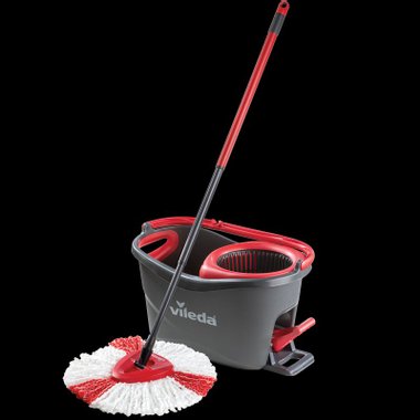 Vileda Turbo Mop Scheda Tecnica Vileda Turbo Mop Easy Wring & Clean | Secchio A Pedale | Mocio Microfibra 2 In 1 | Manico Telescopico Mocio Con Secchio A Pedale - Foto 5