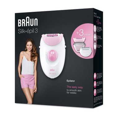 Епилатор BRAUN SE3270 РОЗОВ СТЕПЕНИ НА РАБОТА 2, РОЗОВЕпилатор BRAUN SE3270 РОЗОВ СТЕПЕНИ НА РАБОТА 2, РОЗОВ