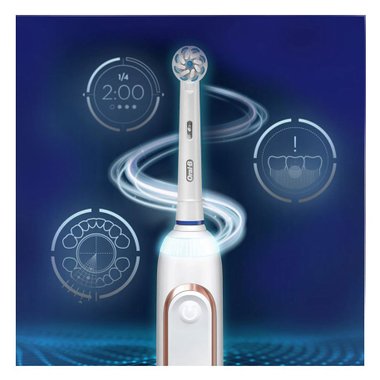 Електрическа четка за зъби ORAL B GENIUS X ROSEGOLD+TCЕлектрическа четка за зъби ORAL B GENIUS X ROSEGOLD+TC