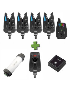 Комплект FLACARP X7 4+1 сигнализатори, лампа, обемен и шоков датчик